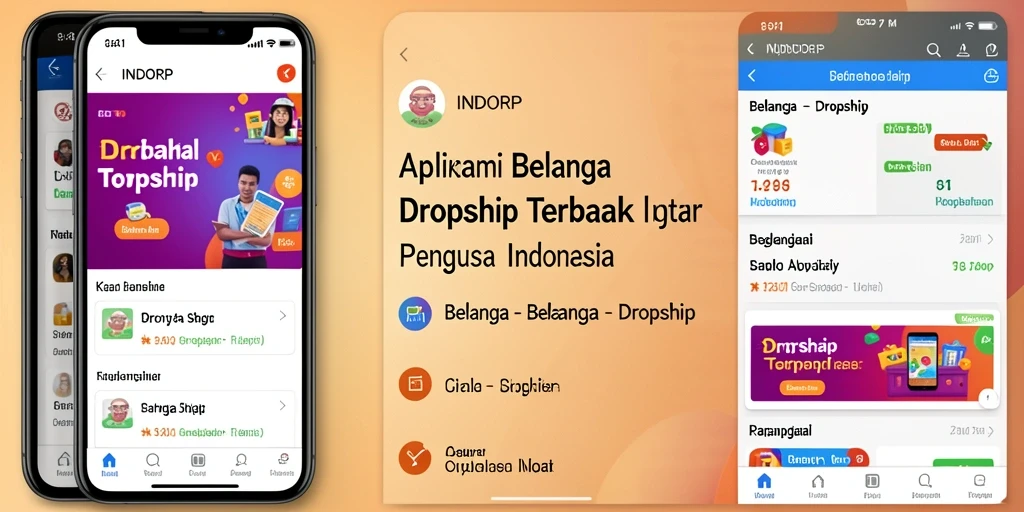 Tampilan antarmuka aplikasi INDORP yang nyaman digunakan.